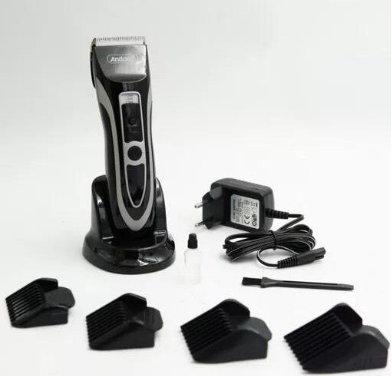 Mașină de Tuns, Reîncărcabilă, Design Ergonomic, Lamă Titan, Negru, Andowl (Q-L7188) 